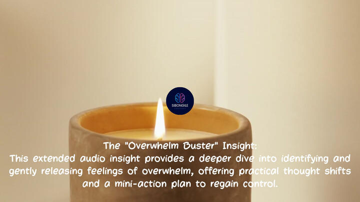 The "Overwhelm Buster" Insight